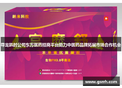 尊龙凯时公司东方医药招商平台助力中医药品牌拓展市场合作机会 尊龙凯时公司东方医药招商平台助力中医药品牌拓展市场合作机会